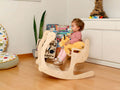 2in1 Wooden Seesaw & Desk for Kids' Skill Development-3