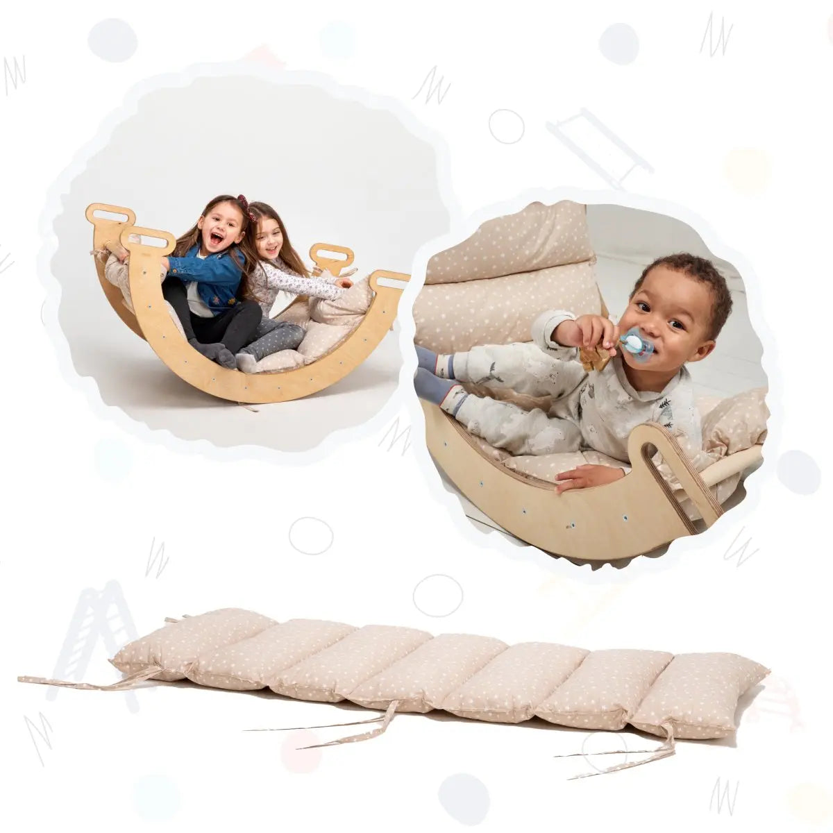 Cushion for Climbing Arch & Rocker Balance (Cushion Only)-0