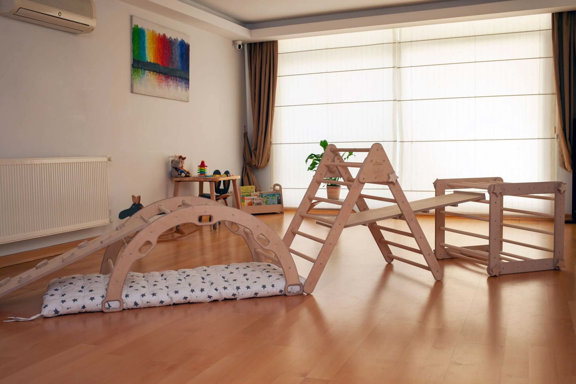 Montessori Climber Set 6 Pieces | Indoor Playground Set-0